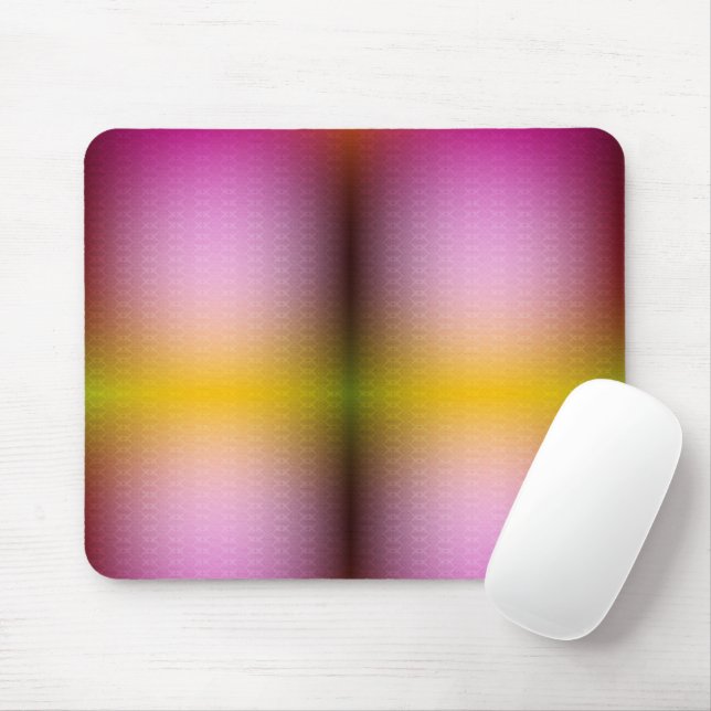 A colourful mousepad with a gradient design  (With Mouse)