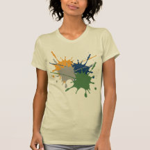 A Colourful Paint Splash Tshirt