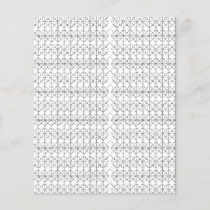 A colourful rug with an intricate geometric patter flyer