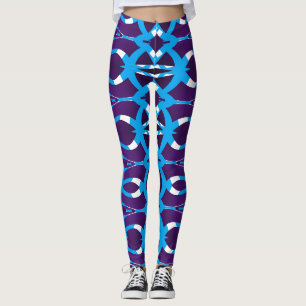 A colourful seamless "Ratti_Creative_Arts" Legging