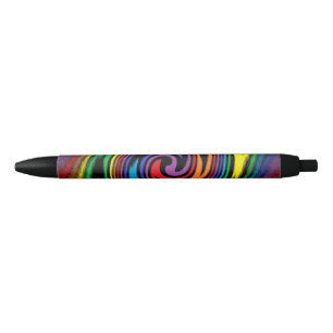 A Colourful Turbulence Black Ink Pen