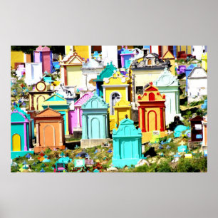 A colourful way to go poster