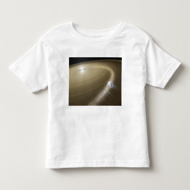 A comet being torn to shreds around a dead star toddler T-Shirt (Front)