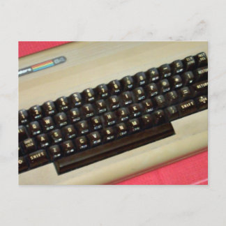 A Commodore 64 8-bit home computer Postcard