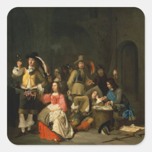 A Company of Soldiers Square Sticker