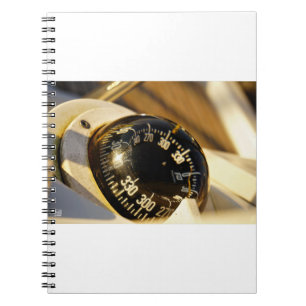 A compass that helps to navigate and stay on cours notebook