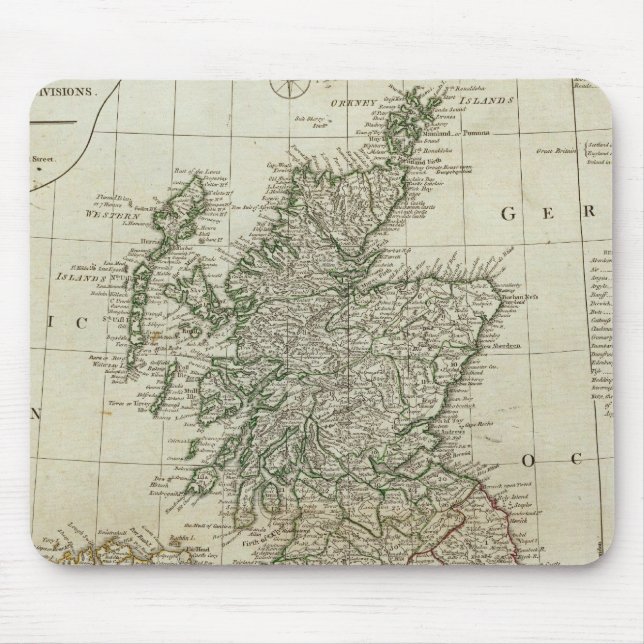 A complete map of the British Isles Mouse Pad (Front)