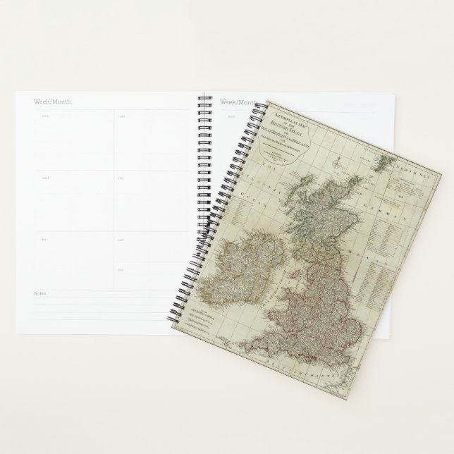 A complete map of the British Isles Planner (Display)
