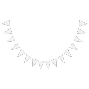 A completely white, featureless surface fills the  bunting 