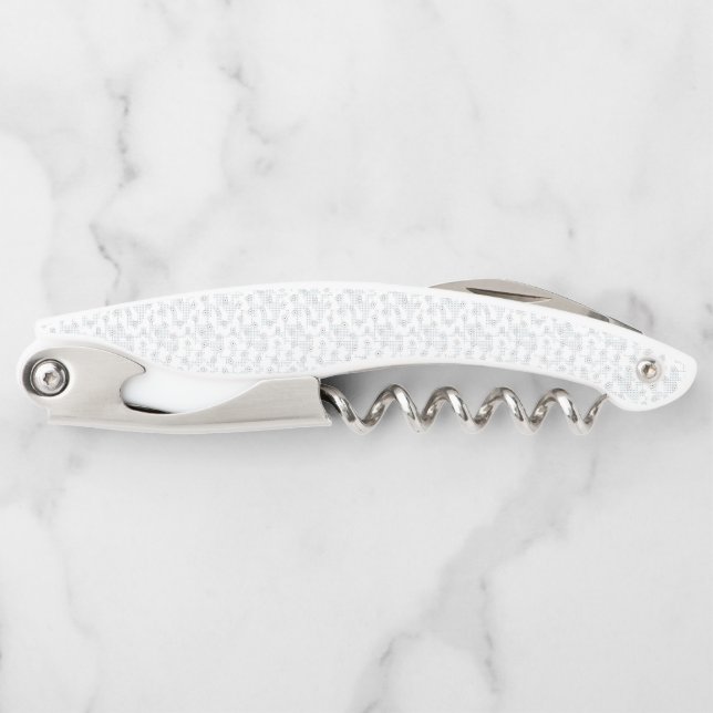 A completely white, featureless surface fills the  corkscrew (Front)