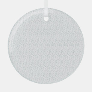 A completely white, featureless surface fills the glass tree decoration