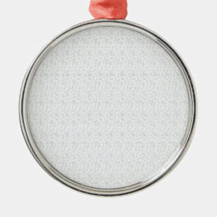 A completely white, featureless surface fills the metal ornament