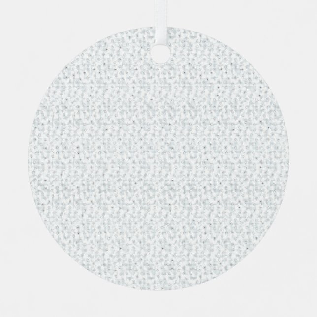 A completely white, featureless surface fills the  metal tree decoration (Front)