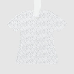 A completely white, featureless surface fills the ornament