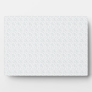 A completely white, featureless surface fills the  plaque