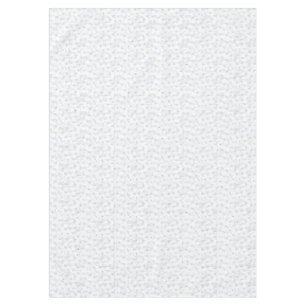 A completely white, featureless surface fills the  tablecloth