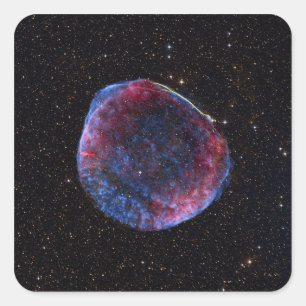 A composite image of the SN 1006 supernova remn Square Sticker