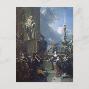A Concert in a Public Square Postcard