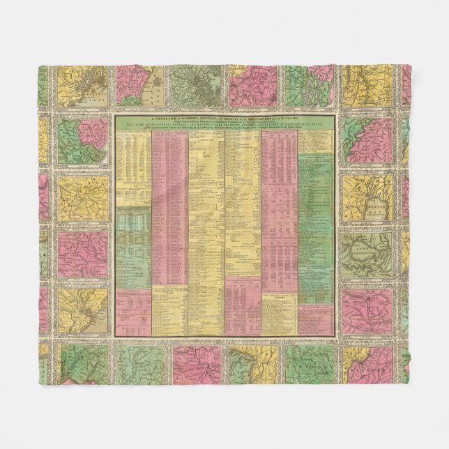 A Concise View of the Number, Resources Fleece Blanket (Front (Horizontal))