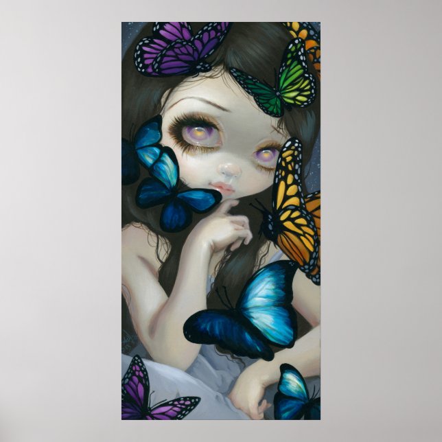 A Confusion of Wings ART PRINT butterfly fairy (Front)
