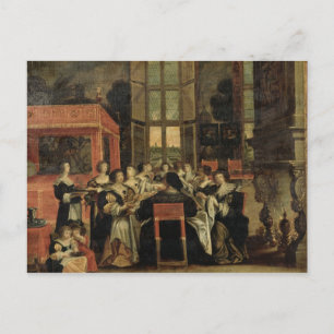 A Conversation Between Women Postcard