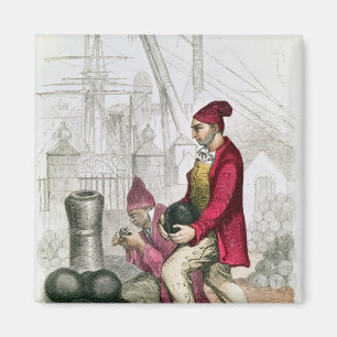 A Convict in the Toulon Penal Colony Magnet
