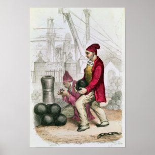 A Convict in the Toulon Penal Colony Poster