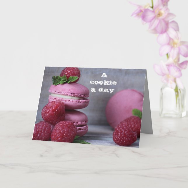 A cookie a day card (Orchid)