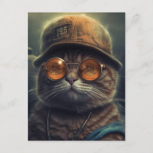 A Cool Cat postcard