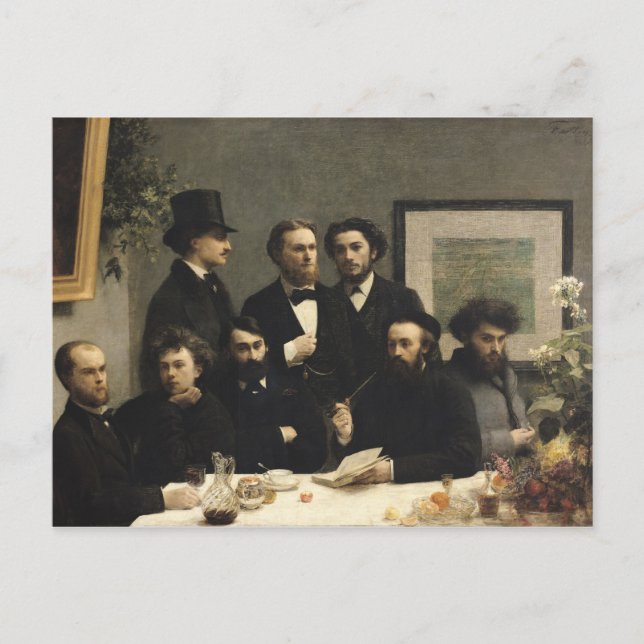 A Corner of the Table, 1872 Postcard (Front)