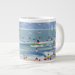 A Cornish Beach Large Coffee Mug