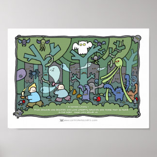 A Cornish Litany A4 Print - Haunted Woods