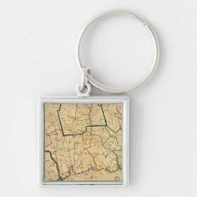 A Correct Map of Connecticut Key Ring (Front)