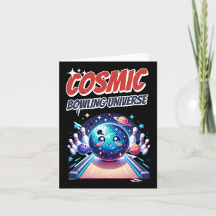 A Cosmic Bowling Journey  Card
