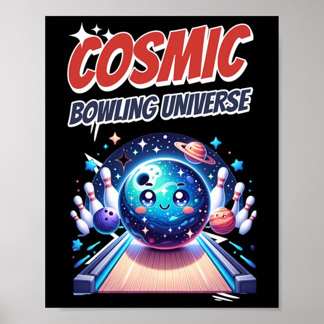 A Cosmic Bowling Journey  Poster (Front)