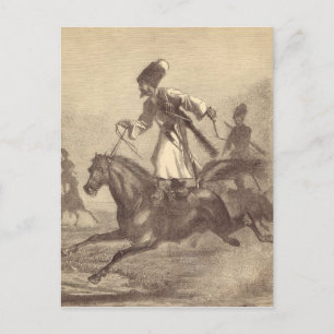 A Cossack Horseman Postcard