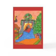 A Cosy Christmas Card with Cat