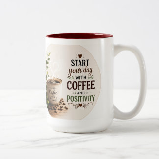 A cosy coffee-themed Two-Tone coffee mug