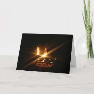 A Cosy Fire Holiday Card