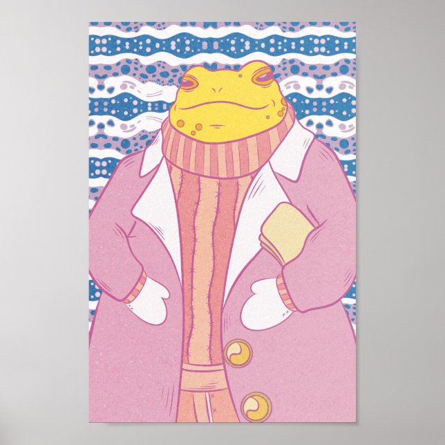 A Cosy Frog Poster (Front)