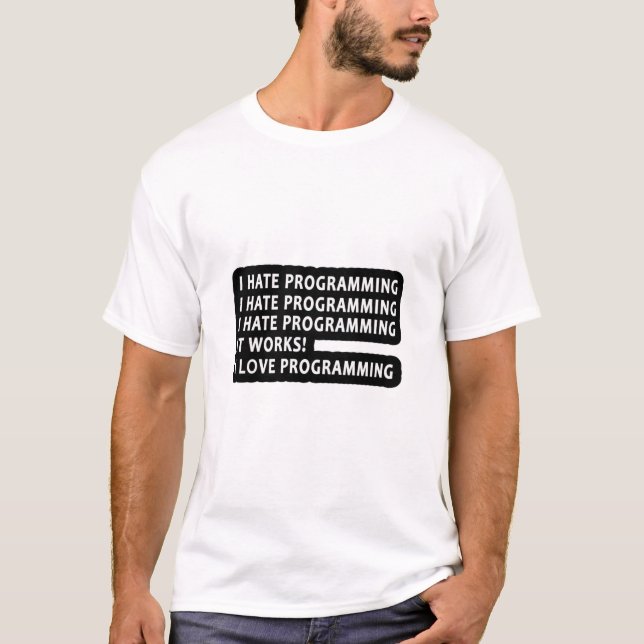 A cosy hate proramming  T-Shirt (Front)