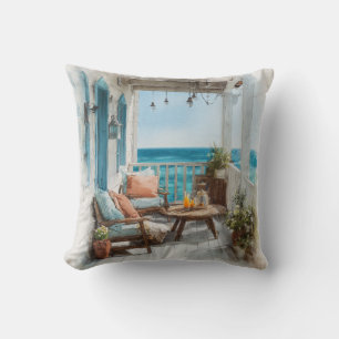 A Cosy Seaside Balcony Cushion