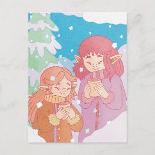 A Cosy Winter Day Postcard