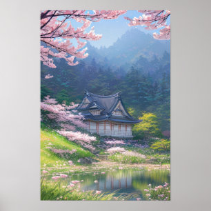 A Cosy Wooden House Poster