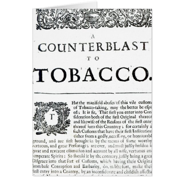 A Counterblast to Tobacco (Front)