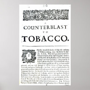 A Counterblast to Tobacco Poster