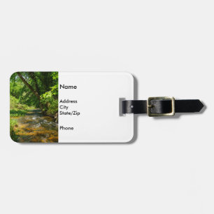 A Country Creek Luggage Tag