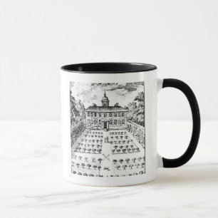 A country house garden, from 'The Gentlemen's Recr Mug
