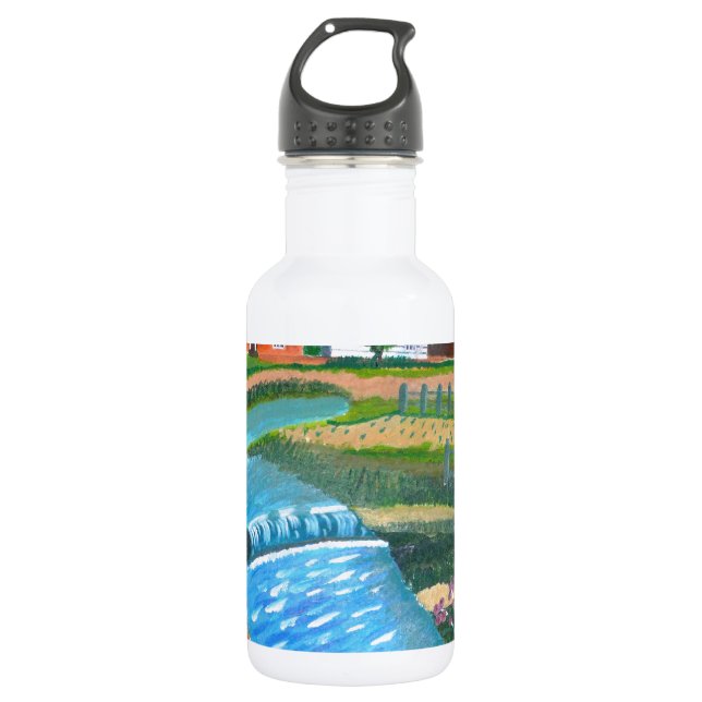 A Country Stream 532 Ml Water Bottle (Front)