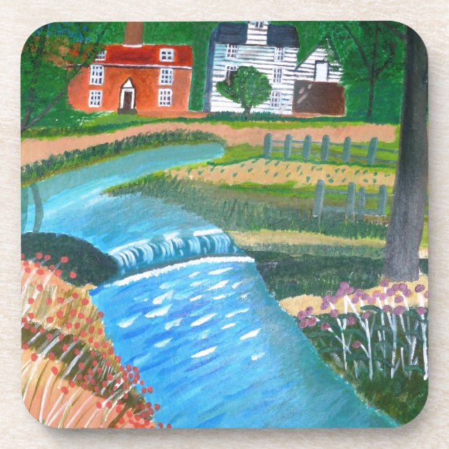 A Country Stream Coaster (Front)